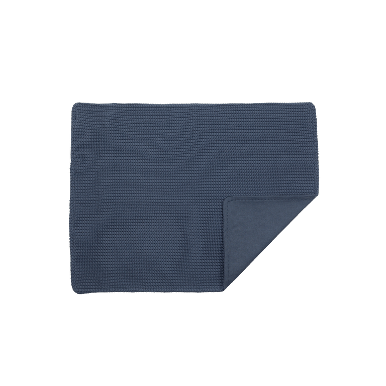 Hoes | 45x60 Knitted Denim Blue