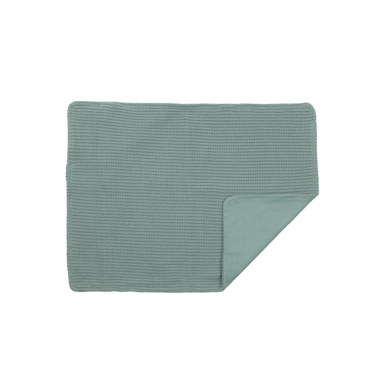 Kussenhoes - 45x60 Knitted Old Green - Stoov