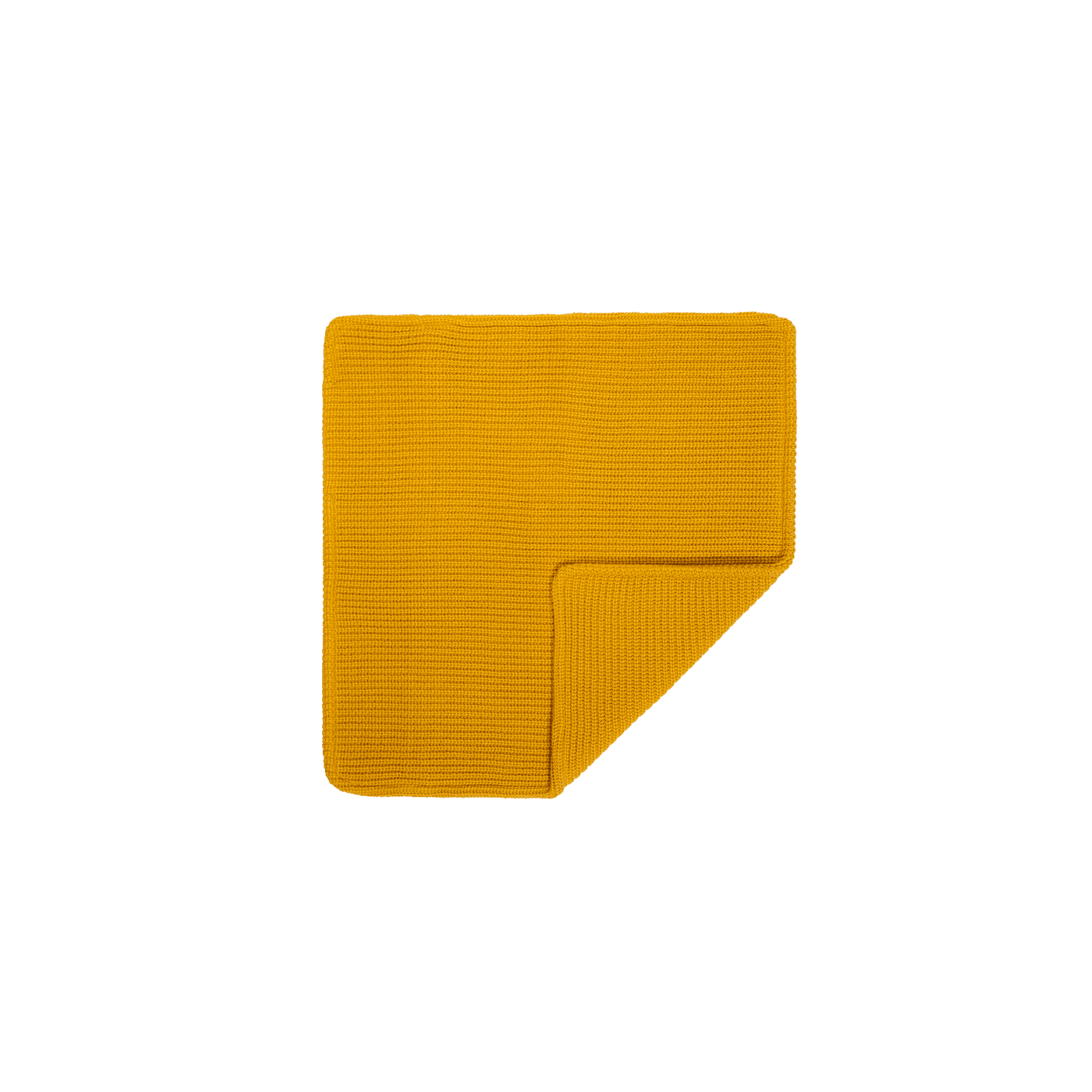 Kussenhoes - 45x45 Knitted Ocher Yellow - Stoov