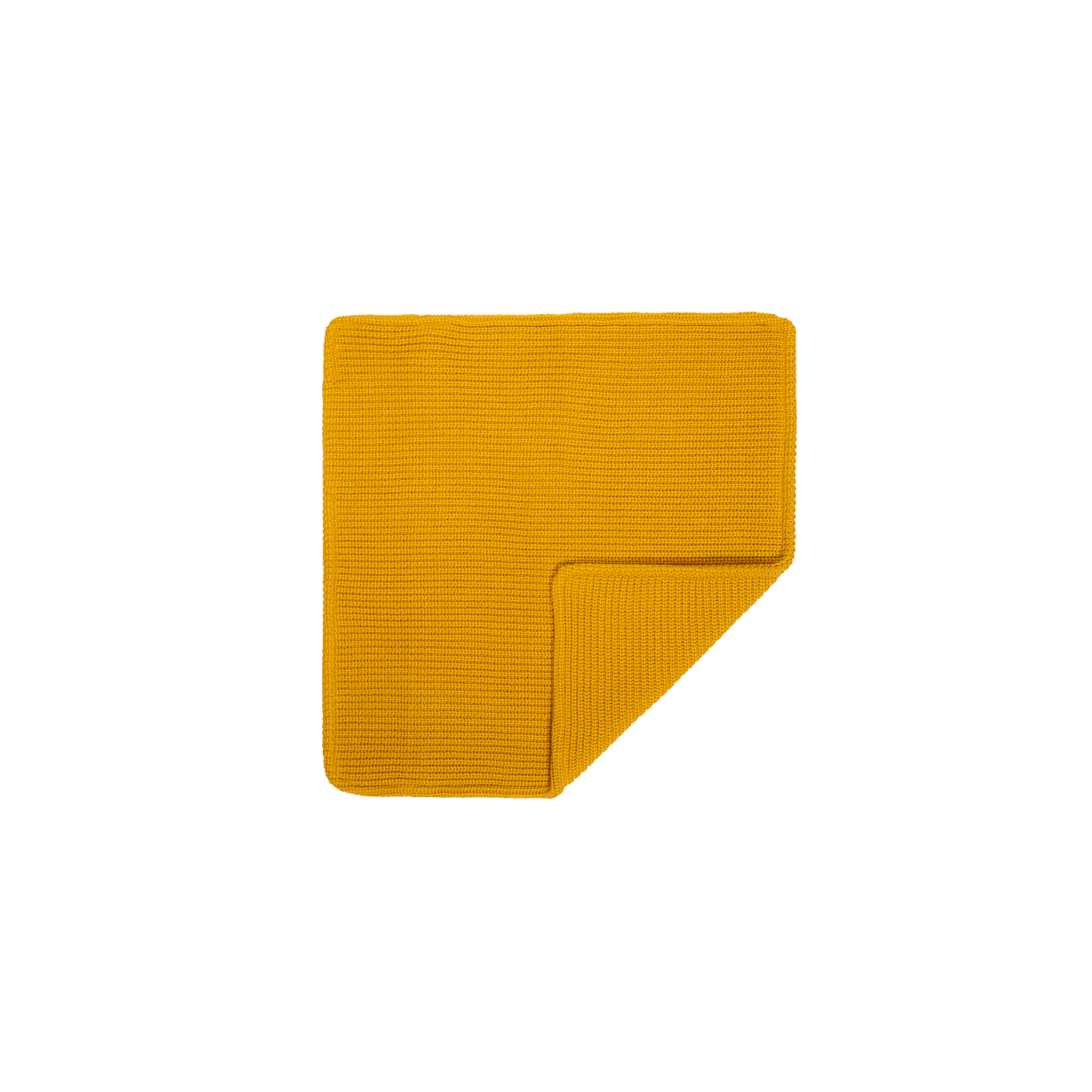 Hoes | 45x45 Knitted Ocher Yellow