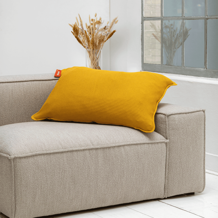 Warmtekussen - 60x90 Knitted Ocher Yellow - Stoov