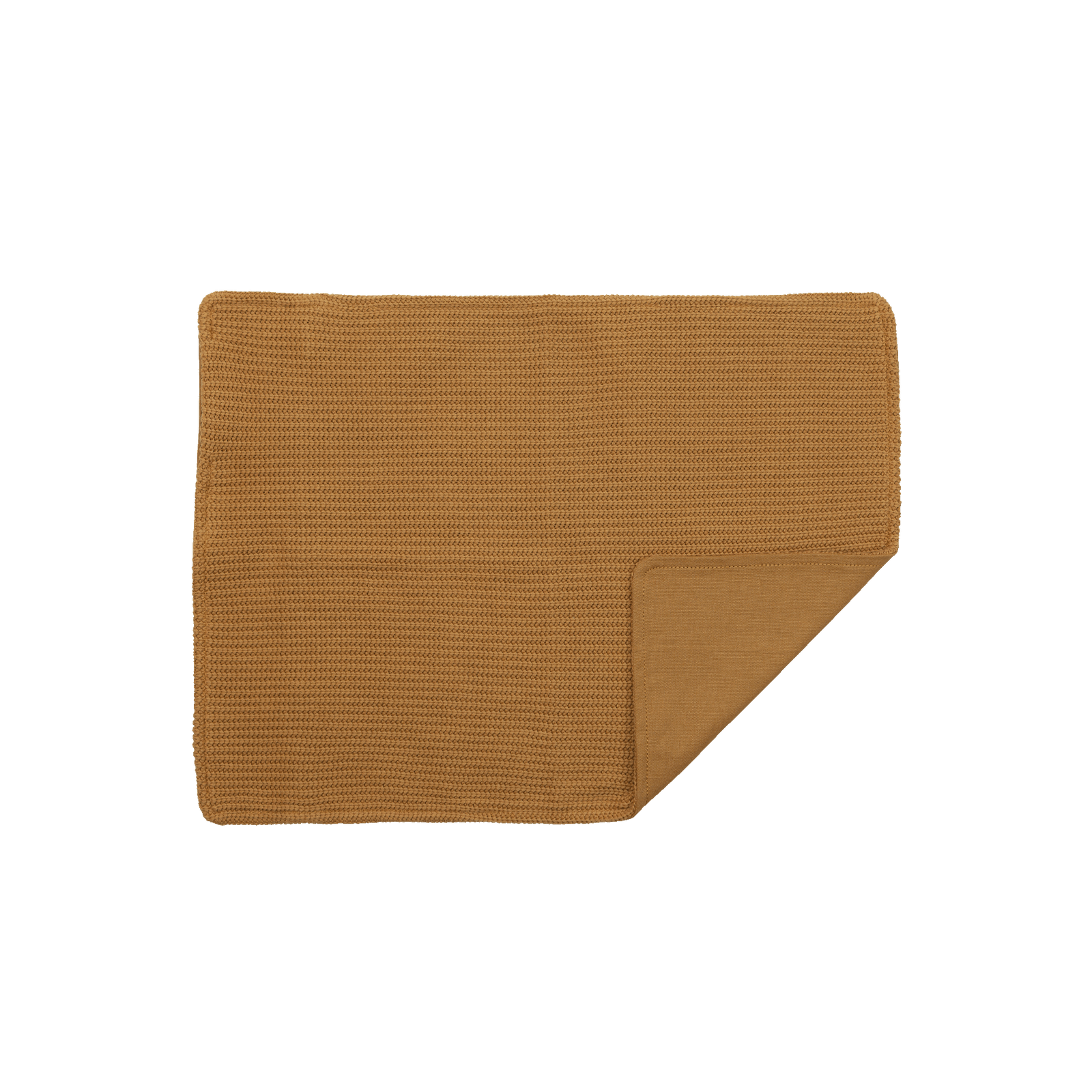 Kussenhoes 45x60 Knitted Camel Brown